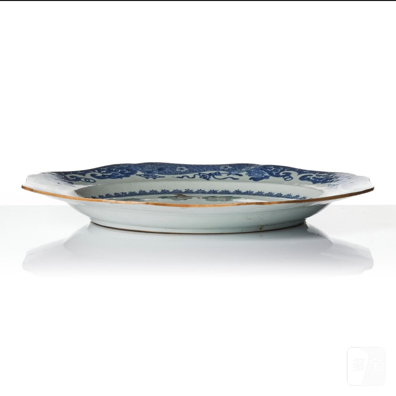 A famille rose serving dish, - 图2